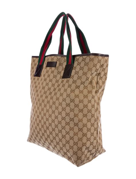 gucci purse canvas|gucci canvas tote bag free.